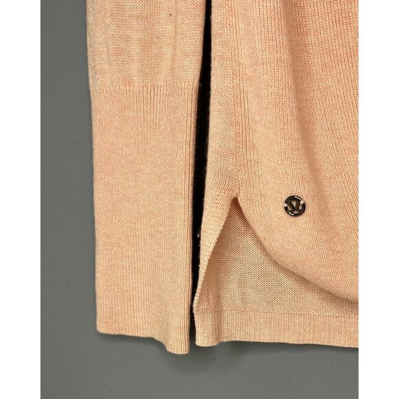 Lululemon Bring It Backbend Sweater Womens 4 Small Pink Open Back Drape Boolux - Picture 9 of 11